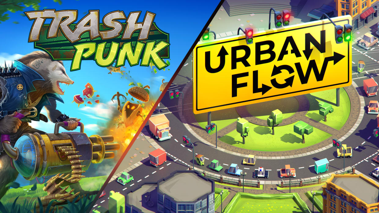 二合一游戏 垃圾朋克&骑士与枪支2 in 1 Trash Punk Switch 下载