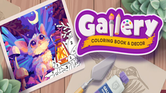 画廊 涂色本和装饰 Gallery Coloring book & decor PC 下载