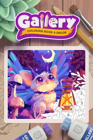 画廊 涂色本和装饰 Gallery Coloring book & decor PC 下载