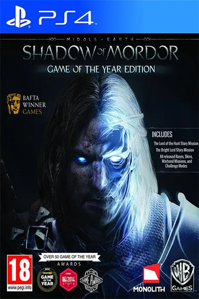 中土世界:暗影魔多 年度版 Middle earth Shadow of Mordor Game of the Year Edition PS4 下载